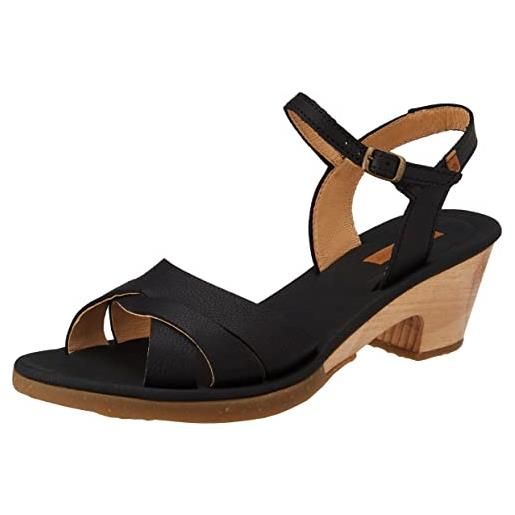 El Naturalista n5495 sylvan sandalia, sandali con tacco donna, nero, 42 eu