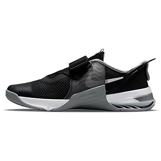 Nike metcon 7 flyease, scarpe da calcio unisex-adulto, black/pure platinum-particle grey-white, 40 eu