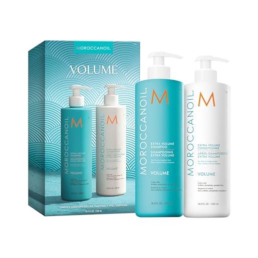 Moroccanoil volume shampoo e conditioner half-liter set