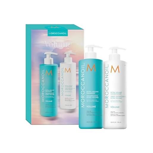 Moroccanoil volume shampoo e conditioner half-liter set