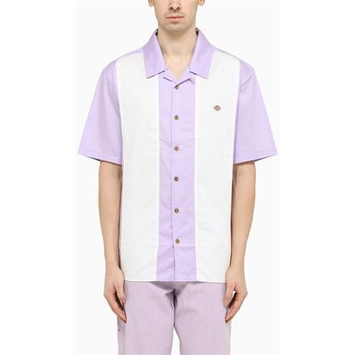 DICKIES camicia lilla/bianca in cotone