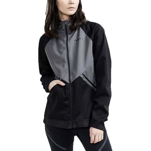 Craft glide hood jacket nero xs donna