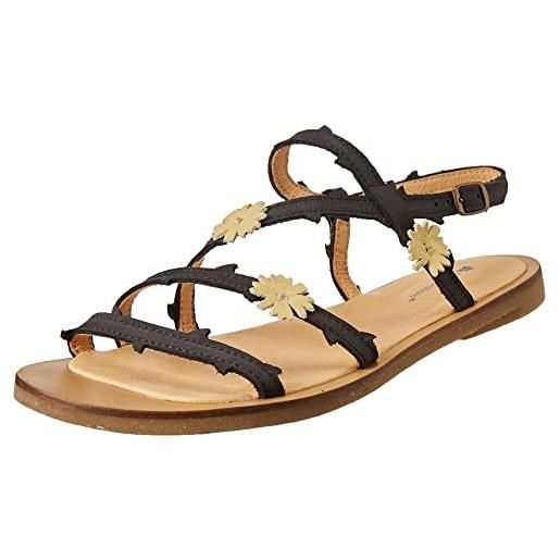 El Naturalista n5193f tulip, sandali donna, nero, 36 eu