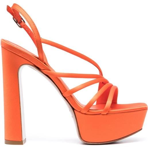 Le Silla sandali scarlet con cinturini - arancione