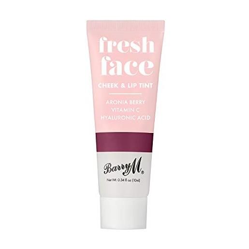 Barry M cosmetici fresco viso guancia e labbro tinta raggiante pelle rugiada con formula miscelabile ombra, mora, 1 conteggio