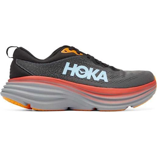 Hoka bondi 8 running shoes arancione eu 42 uomo