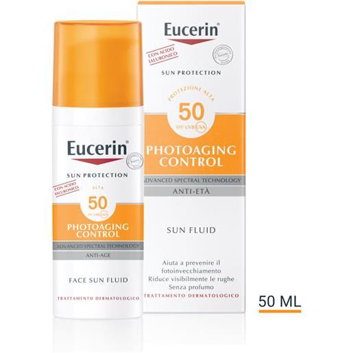 Eucerin sun fluido anti-età fp50 50ml