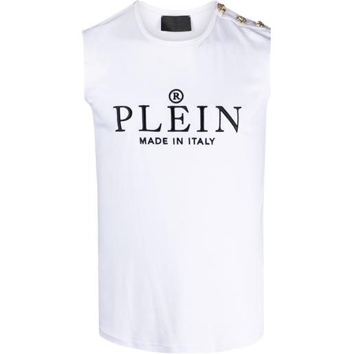 Philipp Plein top con stampa - bianco