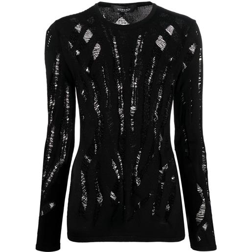 Versace maglione - nero