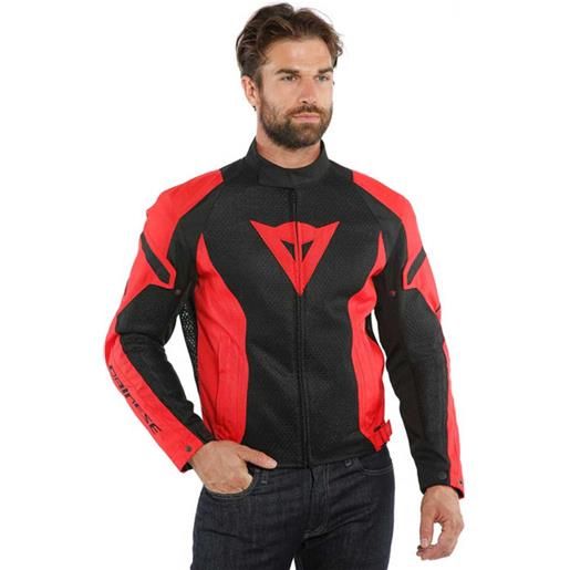 Dainese Outlet air crono 2 tex jacket rosso, nero 48 uomo