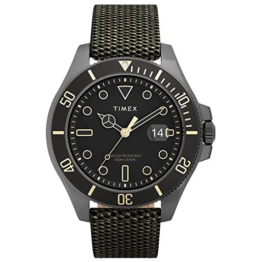 Timex orologio analogico al quarzo donna con cinturino in tessile tw2u81900
