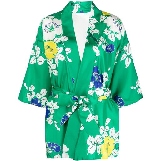 P.A.R.O.S.H. kimono a fiori - verde