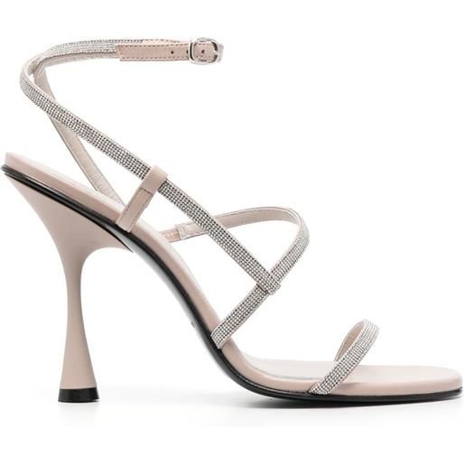 Fabiana Filippi sandali con tacco 70mm - grigio