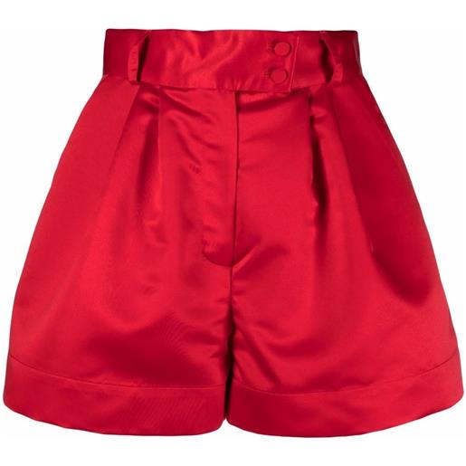 STYLAND shorts a vita alta - rosso