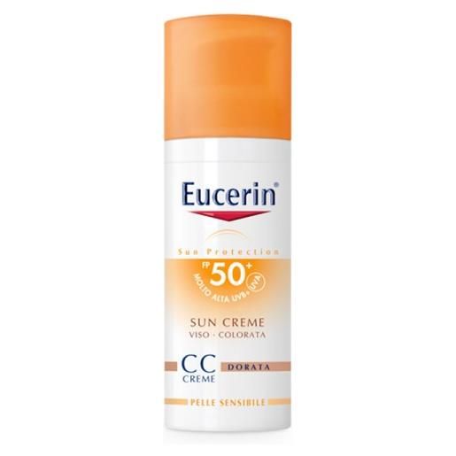 BEIERSDORF eucerin sun cc crema solare colorata viso fp 50+ protezione molto alta 50 ml