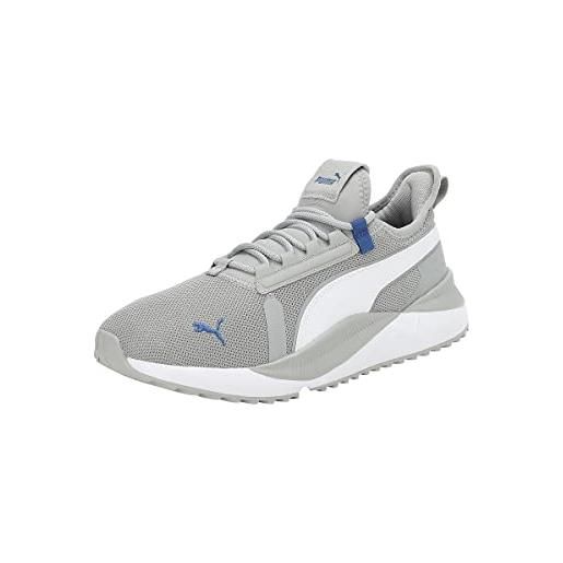 PUMA unisex adults' fashion shoes pacer future street plus trainers & sneakers, smokey gray-PUMA white-clyde royal, 44
