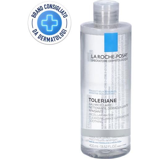 La roche-posay toleriane acqua micellare pelle sensibile 400 ml detergente struccante e lenitivo, per la pelle sensibile