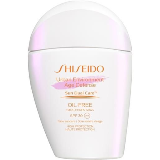 Shiseido cura del sole protezione urban environment age defense oil-free