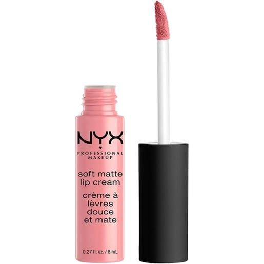 NYX Professional Makeup trucco delle labbra lipstick soft matte lip cream istanbul