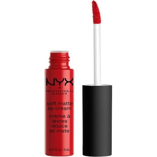 NYX Professional Makeup trucco delle labbra lipstick soft matte lip cream amsterdam