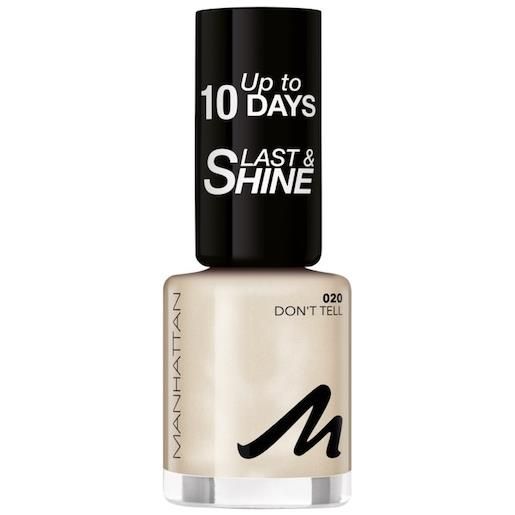 Manhattan make-up unghie last & shine nail polish no. 020 don't tell