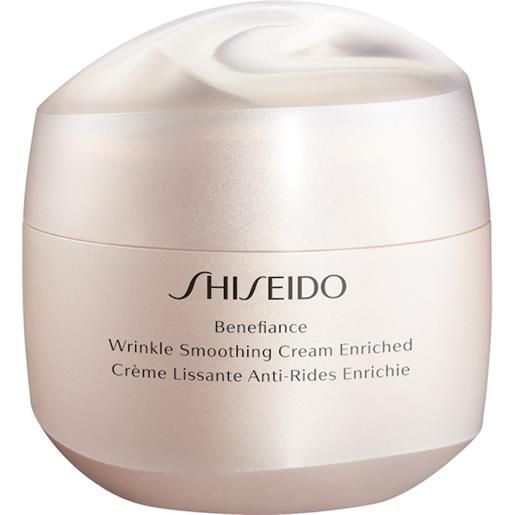 Shiseido linee per la cura del viso benefiance wrinkle smoothing cream enriched