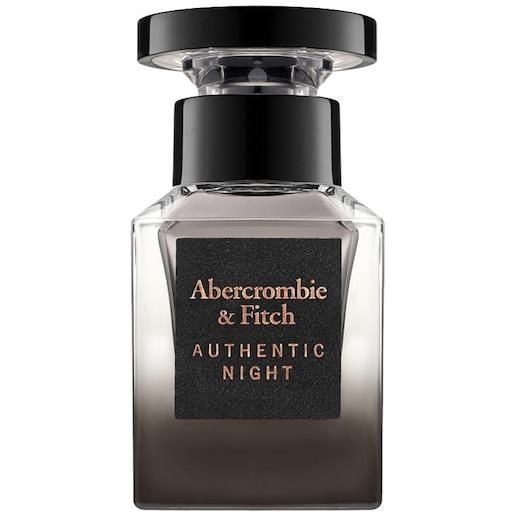 Abercrombie & Fitch profumi da uomo authentic night eau de toilette spray