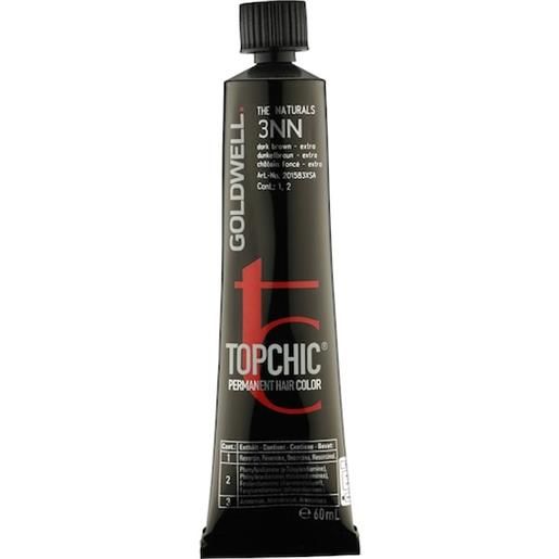 Goldwell color topchic the naturals. Permanent hair color 3na castano cenere scuro naturale