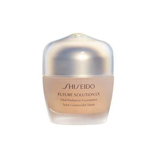 Shiseido linee per la cura del viso future solution lx total radiance foundation no. R4