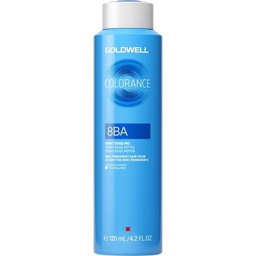 Goldwell color colorance demi-permanent hair color 8ba smoky beige mid