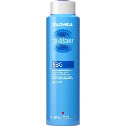 Goldwell color colorance demi-permanent hair color 5bg light brown brown gold