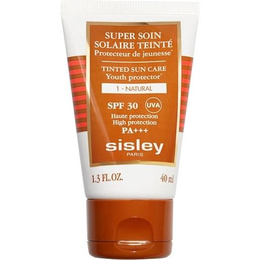 Sisley cura della pelle cura del sole super soin solaire teinté spf 30 no. 1 natural