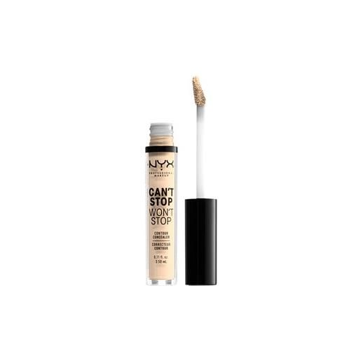 NYX Professional Makeup facial make-up correttore can't stop won't stop contour concealer n. 23 wallnut