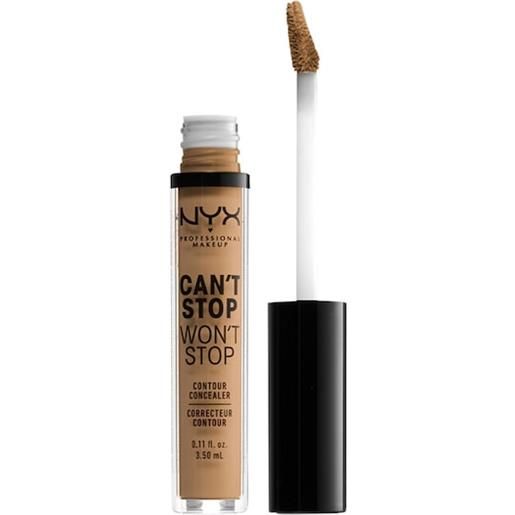 NYX Professional Makeup facial make-up correttore can't stop won't stop contour concealer n. 13 golden