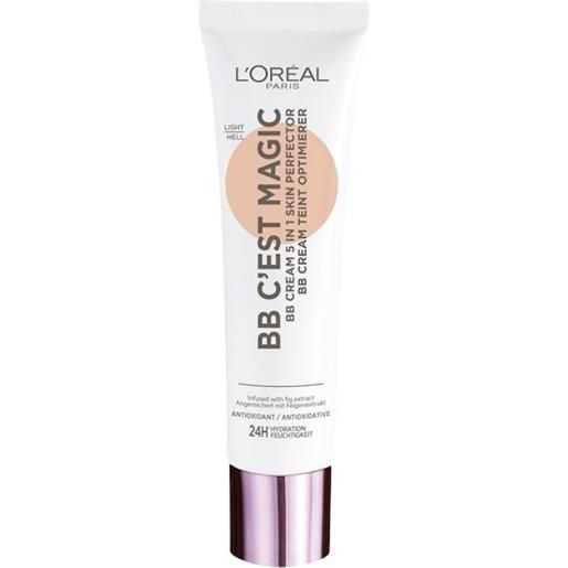 L'Oréal Paris trucco del viso primer & corrector bb cream 5 in 1 skin perfector light