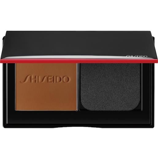 Shiseido face makeup foundation synchro skin self-refreshing custom finish powder foundation no. 510 sued