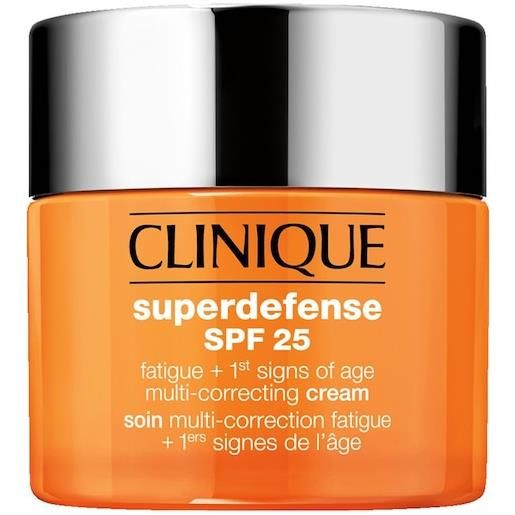 Clinique cura della pelle cura idratante superdefense cream spf 25 very dry to dry combination