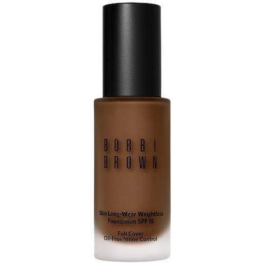 Bobbi Brown trucco foundation skin long-wear weightless foundation spf 15 no. W-088 / golden almond