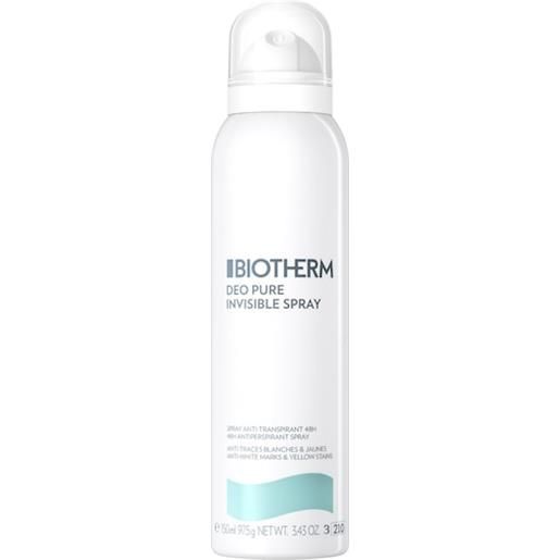Biotherm cura del corpo deo pure invisible spray 48h