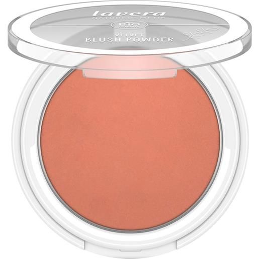 Lavera make-up viso velvet blush powder 01 rosy peach