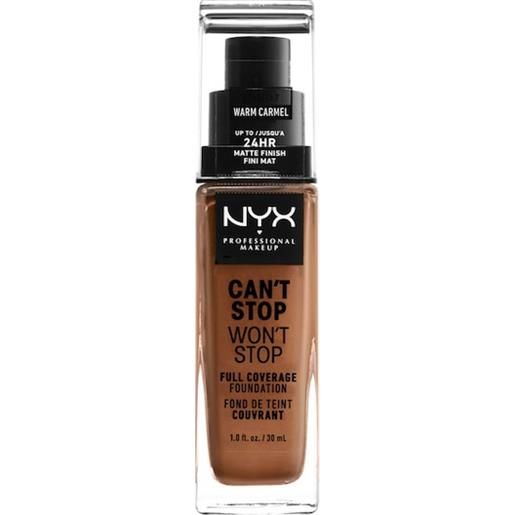 NYX Professional Makeup facial make-up foundation can't stop won't stop foundation 26 warm carmel