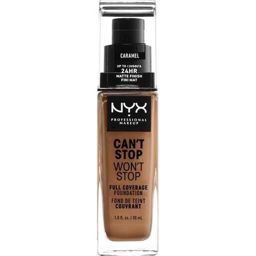 NYX Professional Makeup facial make-up foundation can't stop won't stop foundation 23 caramel