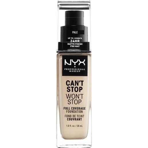 NYX Professional Makeup facial make-up foundation can't stop won't stop foundation 44 deep espresso