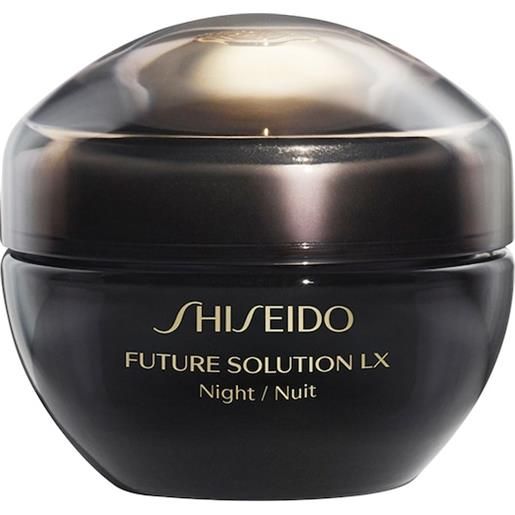 Shiseido linee per la cura del viso future solution lx night cream