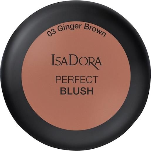 Isadora trucco del viso blush perfect blush 03 ginger brown