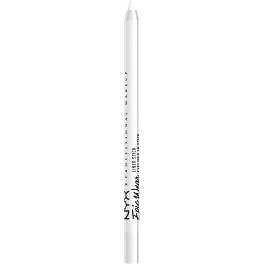 NYX Professional Makeup trucco degli occhi eyeliner epic wear semi-perm graphic liner stick pure white