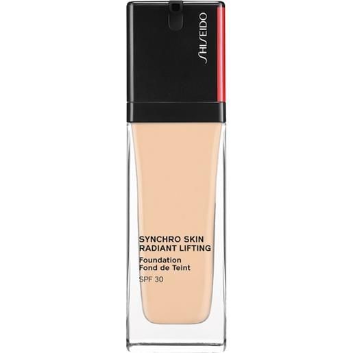 Shiseido face makeup foundation synchro skin radiant lifting foundation spf 30 no. 140 porcelaine