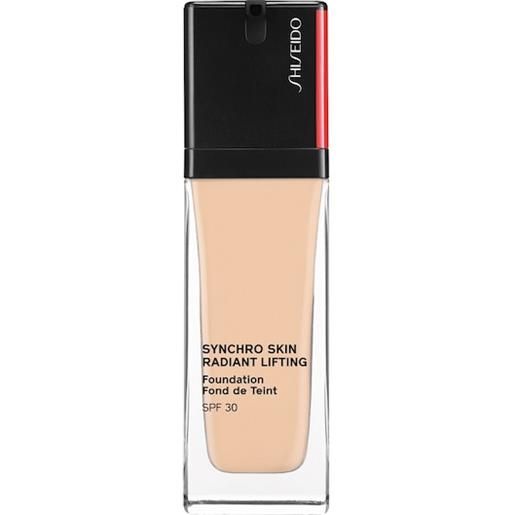 Shiseido face makeup foundation synchro skin radiant lifting foundation spf 30 no. 220 linen