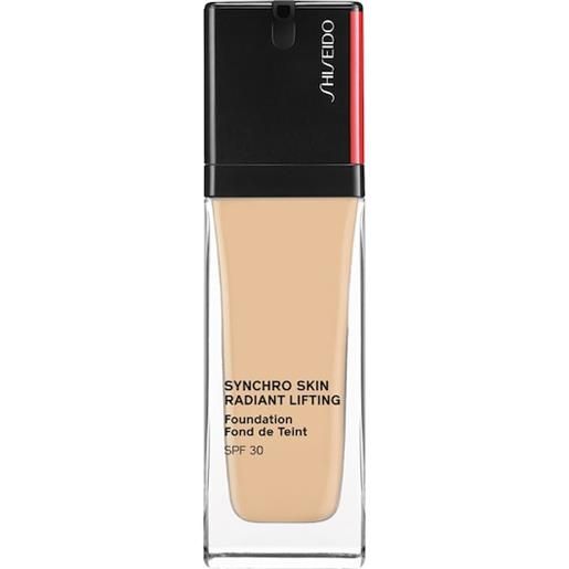 Shiseido face makeup foundation synchro skin radiant lifting foundation spf 30 no. 210 birch