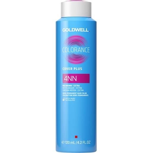 Goldwell color colorance cover plus. Demi-permanent hair color 4nn mid brown - extra
